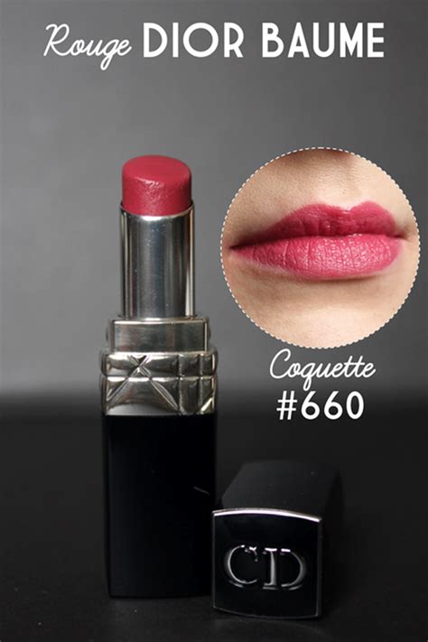 rouge dior baume 660 coquette|Rouge Dior Baume Coquette 660 Lip Treatment .